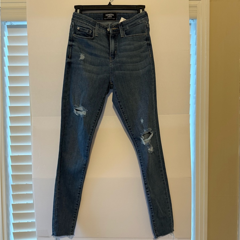 Denizen from Levi's Distressed Blue Skinny Jeans